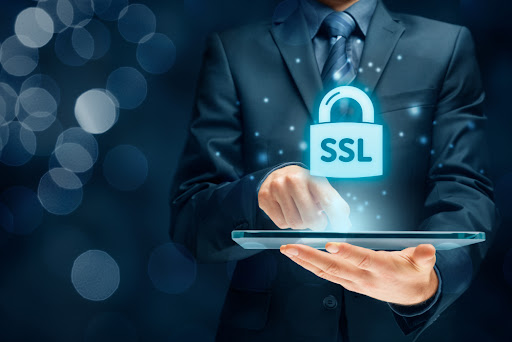 Conceptul de SSL (Secure Sockets Layer) - protocoalele de criptare asigură comunicații sigure.