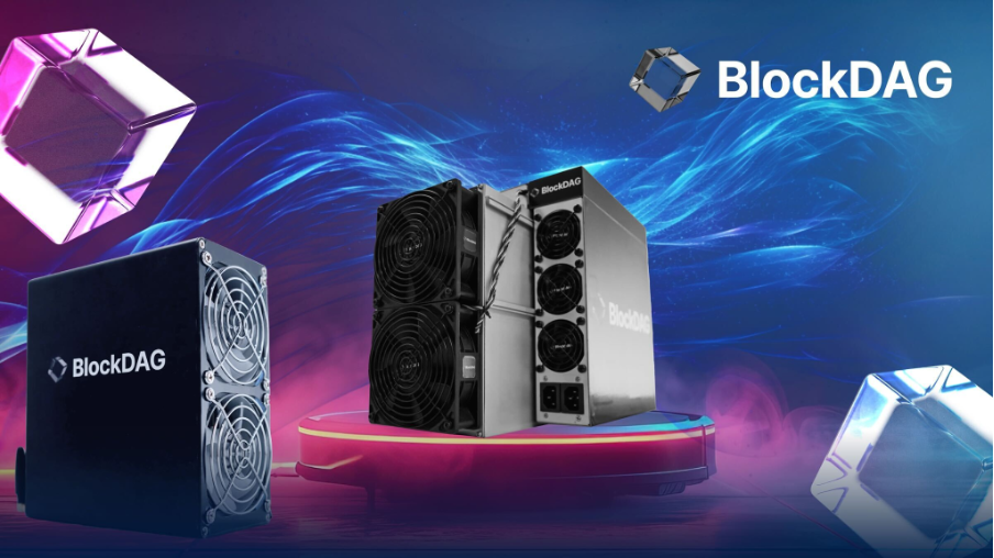 BlockDAG servers purple cube