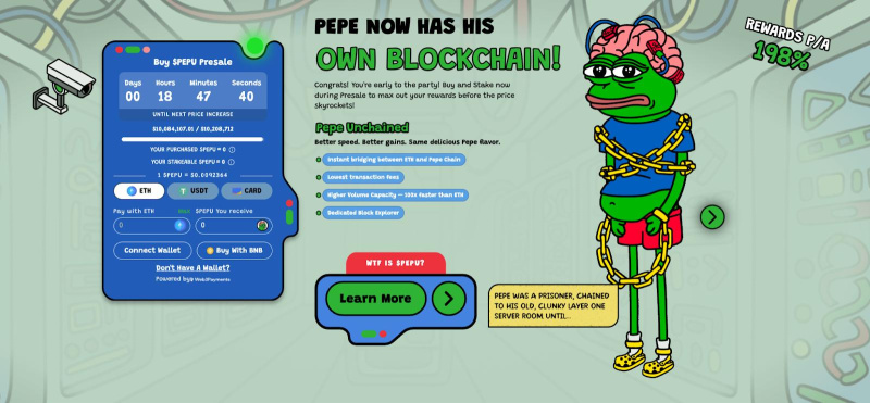 about pepe unchained