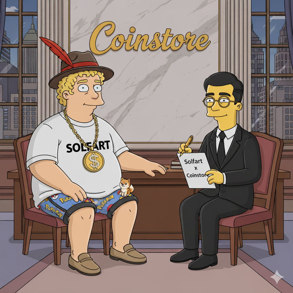 Solfart Meme Coin Secures 4th Crypto Exchange Listing for Debut