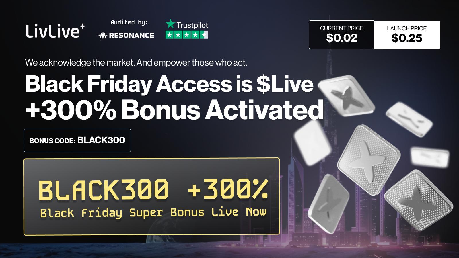 LivLive 300% Bonus Frenzy Puts $LIVE Ahead of SUI and Zcash