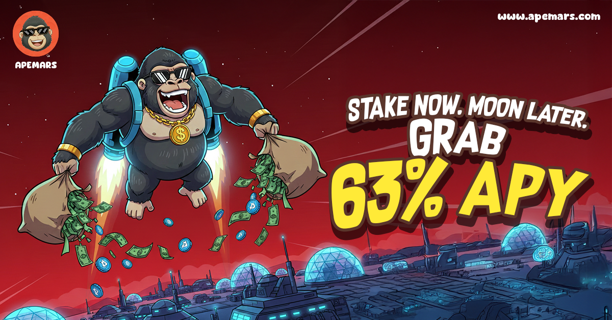 altcoin season: is apemars the top crypto presale? stage 8 hits 8,169% roi as btc drops and ethereum price prediction signals