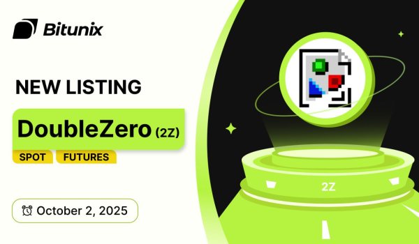 DoubleZero Coin (2Z) Now Listed on Bitunix Exchange Spot & Futures