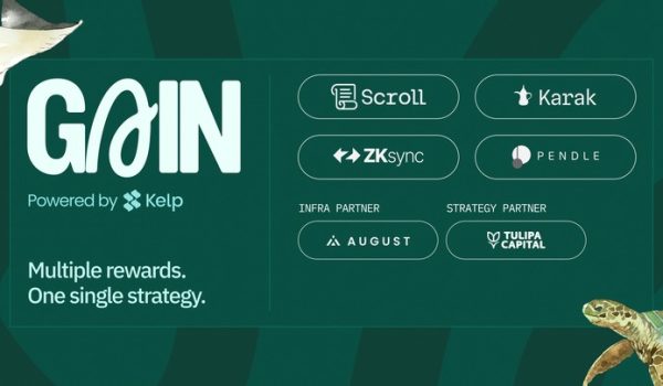 Gain powered by Kelp