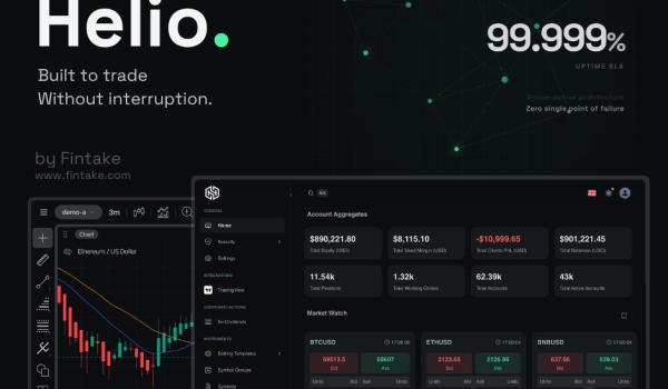 Fintake unveils Helio to target always-on multi-asset trading