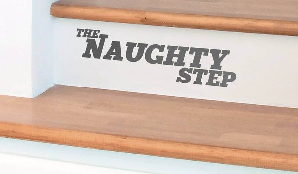 original the naughty step children s wall sticker